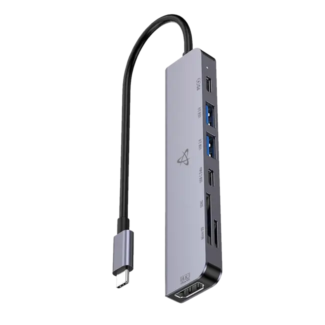 ADAPTER SBOX USB TYPE-C 7u1 HUB H-999 USB-C