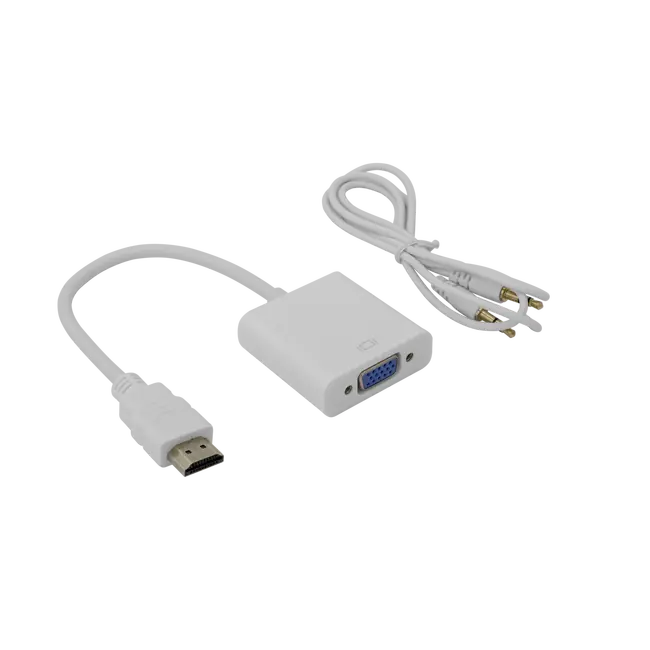ADAPTER SBOX HDMI M. -> VGA F. + Audio BULK
