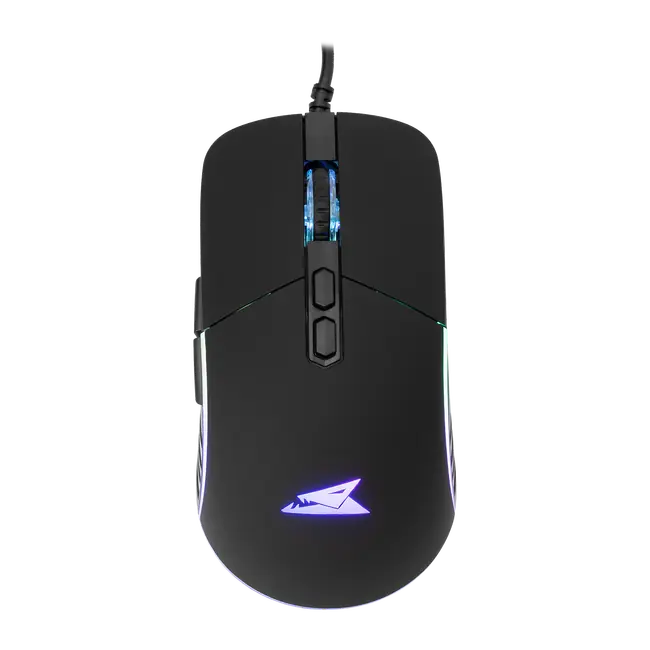 Baracuda MIŠ BGM-011 NAUTILUS Crni RGB / 12.800 dpi