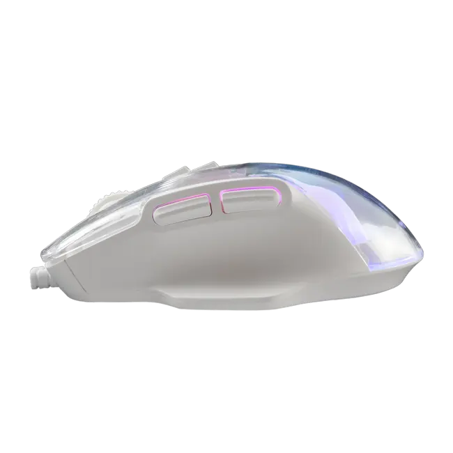 Baracuda MIŠ BGM-062 ANGLERFISH - Bijeli / 3600 dpi