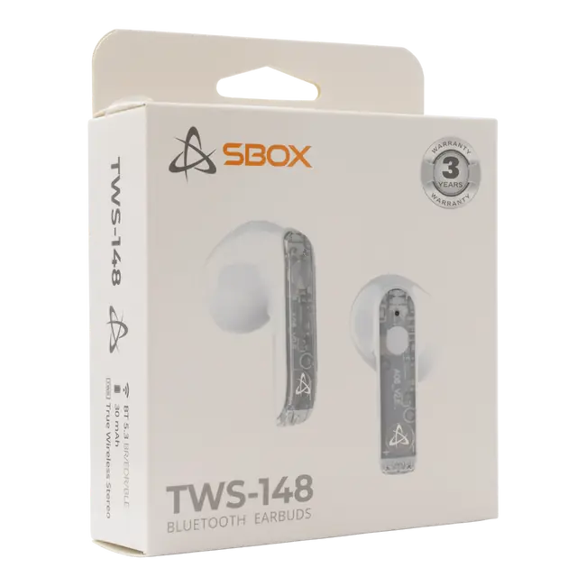 SBOX EARBUDS EB-TWS148 - White / Bluetooth