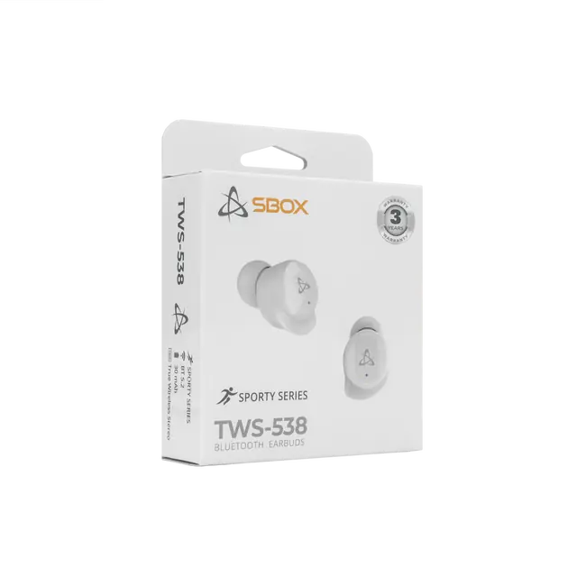 SBOX EARBUDS EB-TWS538 - White / Bluetooth