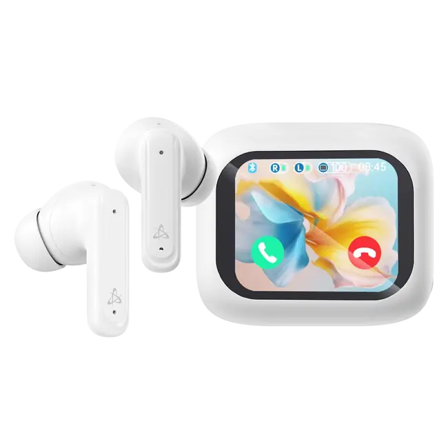 SBOX EARBUDS EB-TWS08 - White / ANC / Touch Display