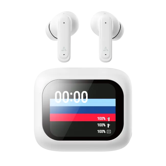 SBOX EARBUDS EB-TWS08 - White / ANC / Touch Display