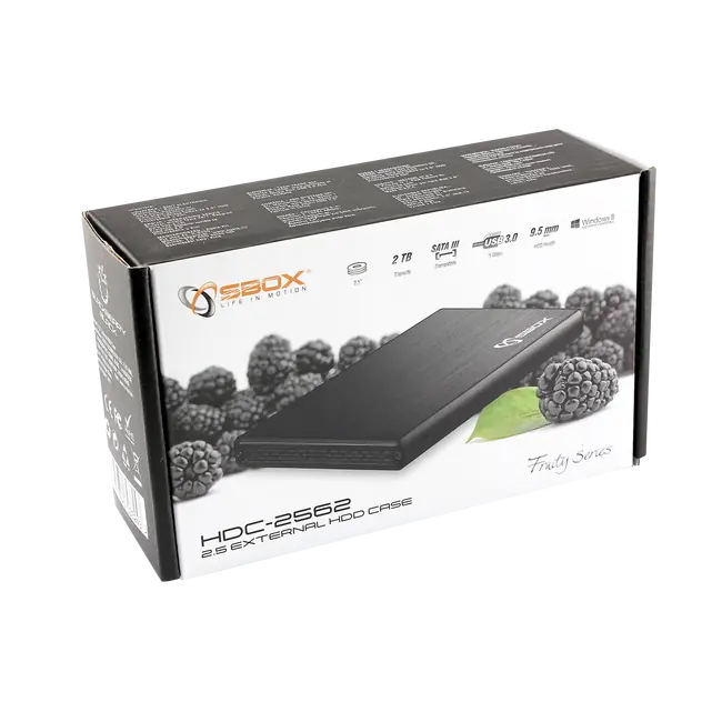 HDD KUĆIŠTE SBOX HDC-2562 / USB-3.0 Crno