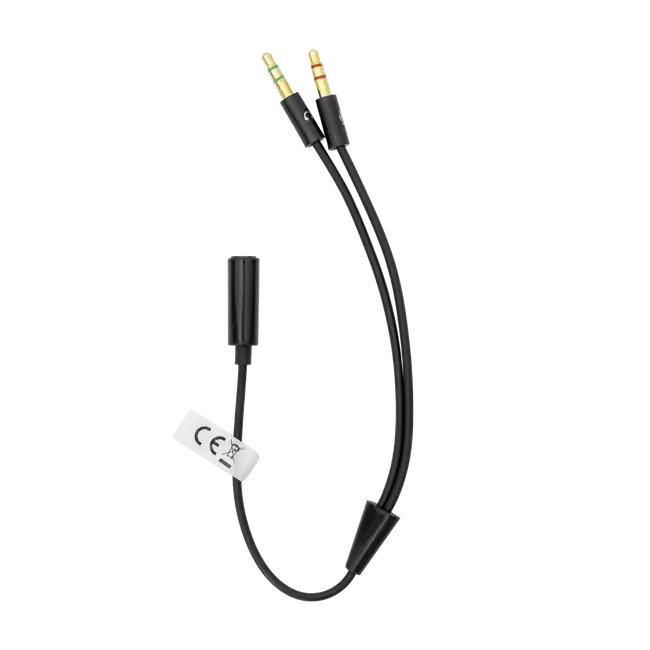KABEL SBOX 3,5mm F. 4Pin - 2 X 3,5mm M. 3Pin 0,2M BULK