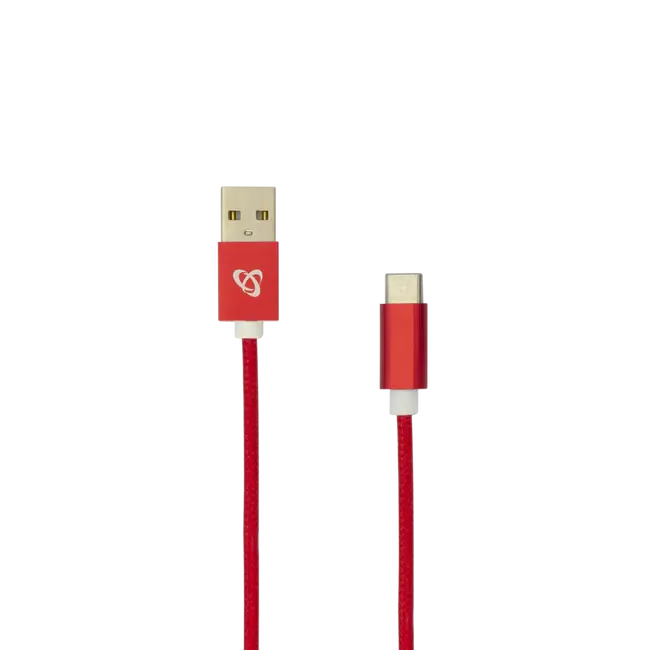 KABEL SBOX USB->TYPE C M/M 1,5M Fruity Crveni
