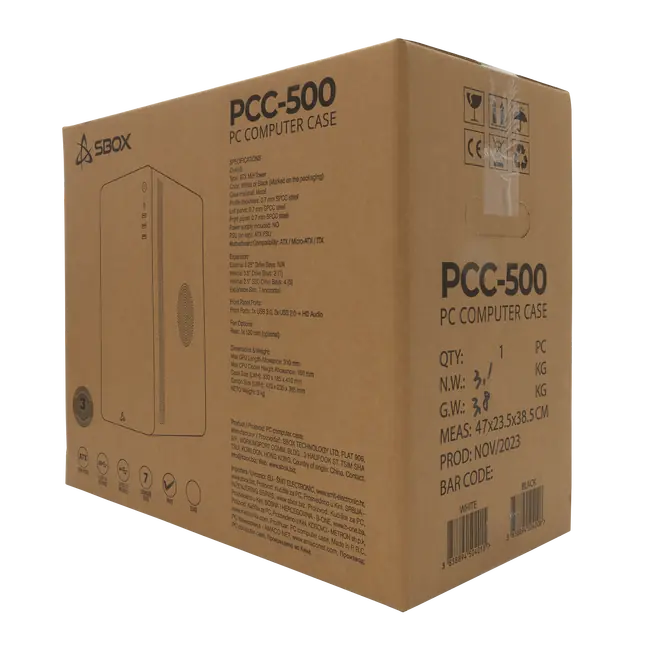 KUĆIŠTE SBOX PCC-500W ATX