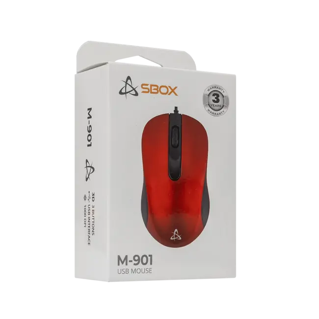 MIŠ SBOX M-901 Crveni