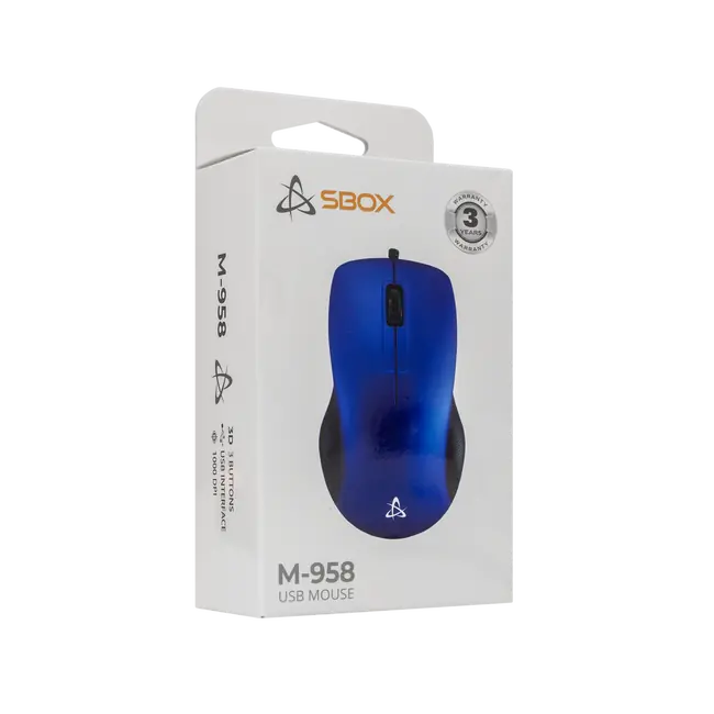 MIŠ SBOX M-958 Plavi