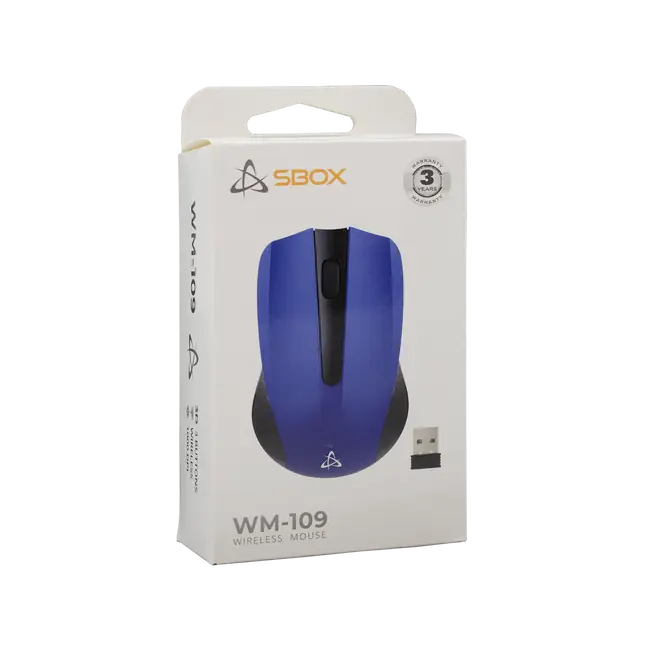 MIŠ SBOX WM-109 Plavi / Bežični