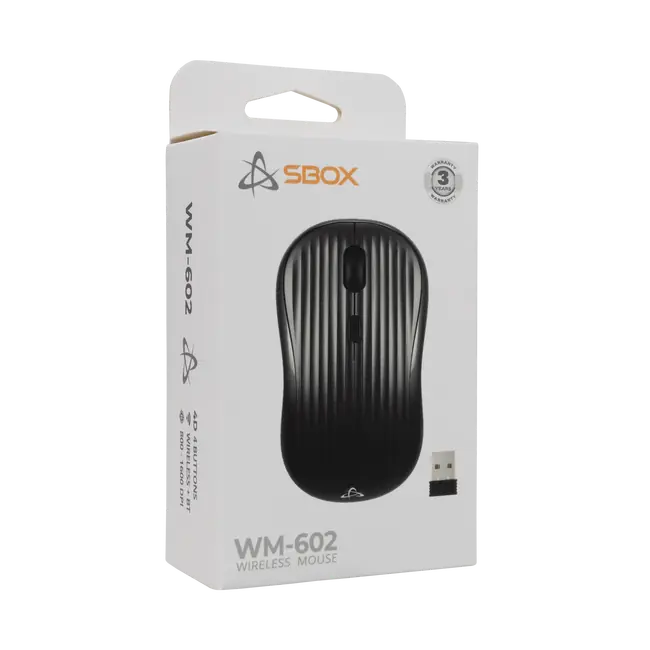 MIŠ SBOX WM-602 Crni Bežicni