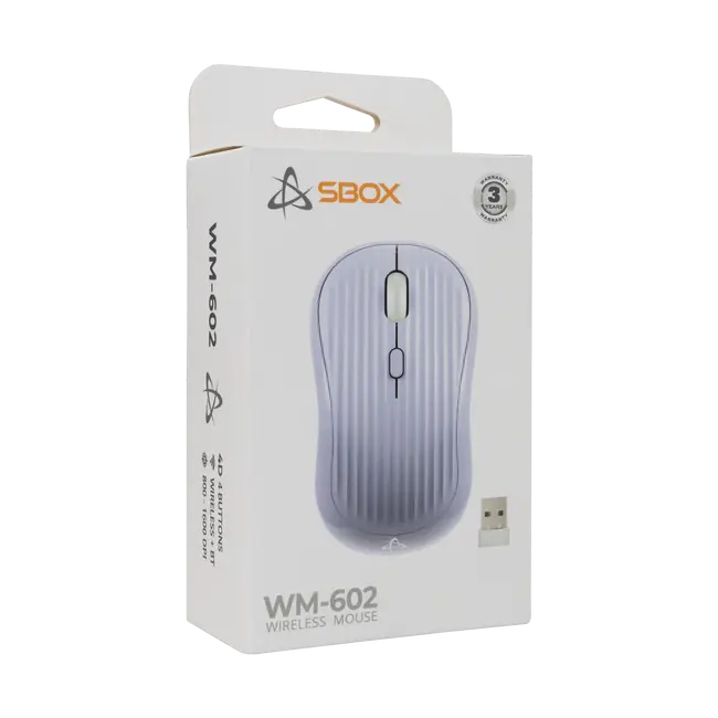 MIŠ SBOX WM-602 Ljubicasti Bežicni