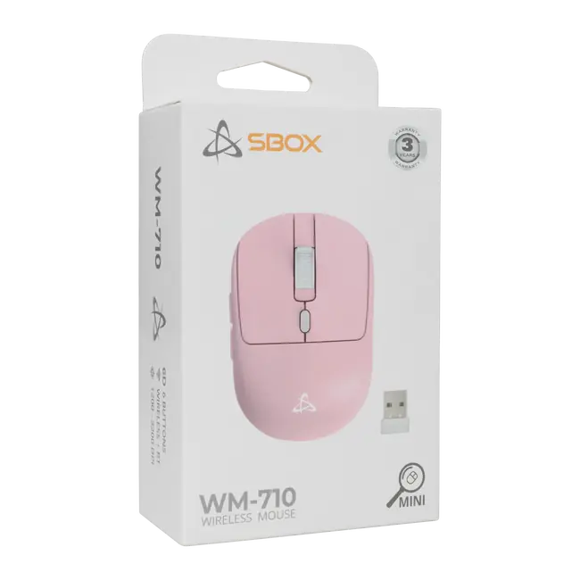 MIŠ SBOX WM-710 Roza Bežicni