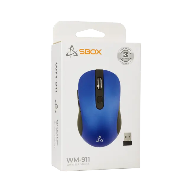 MIŠ SBOX WM-911 Plavi / Bežični