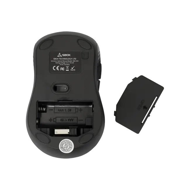 SBOX WM-993 Wireless Optical Mouse - Black