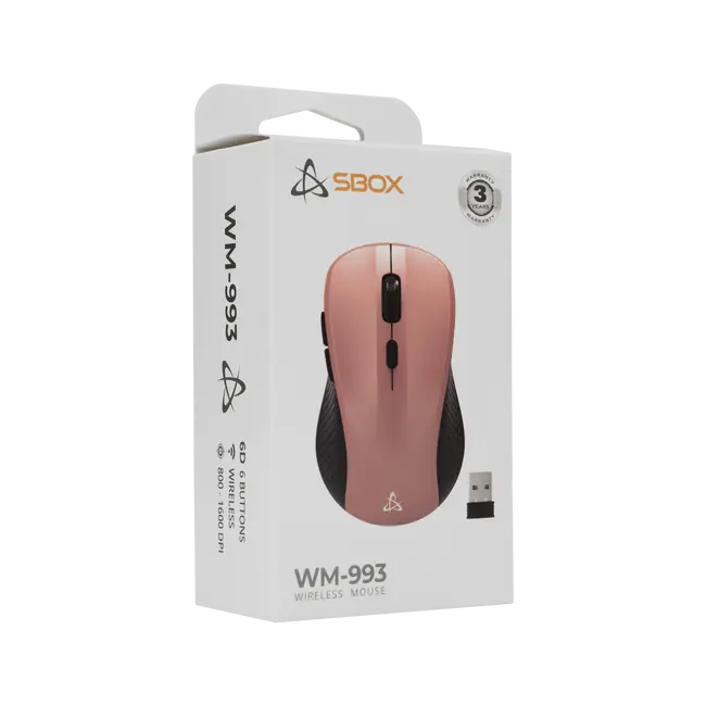 MIŠ SBOX WM-993 Roza / Bežični