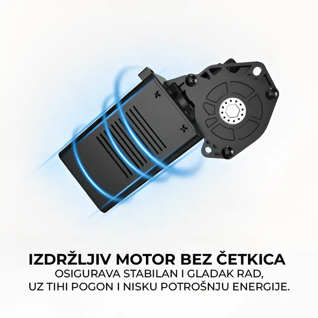 NOGE ZA STOL SBOX MD-112-CRNA - 1 motor