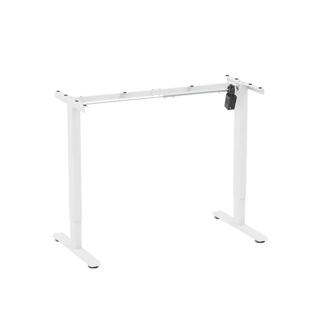 SBOX MD-142-W Electric Standing Desk Frame - 1 Motor - White