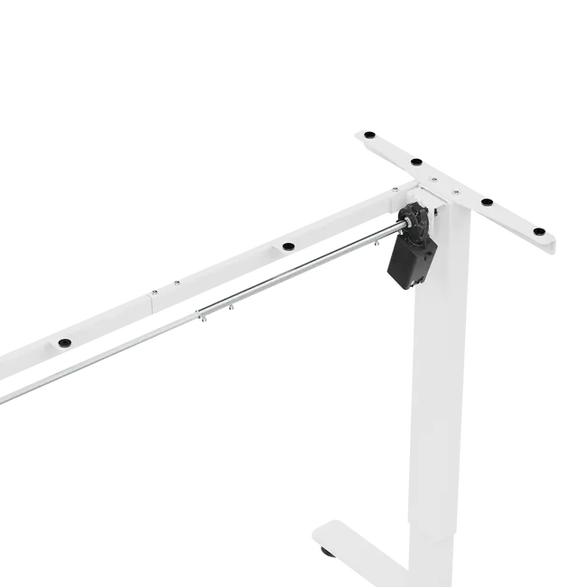 SBOX MD-142-W Electric Standing Desk Frame - 1 Motor - White