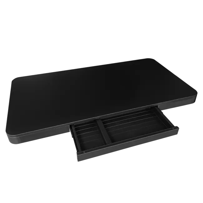 SBOX TP-14070D-B Desk Top with Drawer - Black / 140 x 70 cm