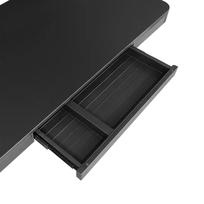 SBOX TP-14070D-B Desk Top with Drawer - Black / 140 x 70 cm