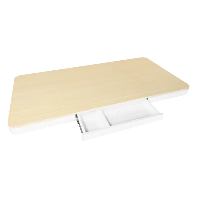 SBOX TP-14070D-NW Desk Top with Drawer - Natural Wood / 140 x 70 cm