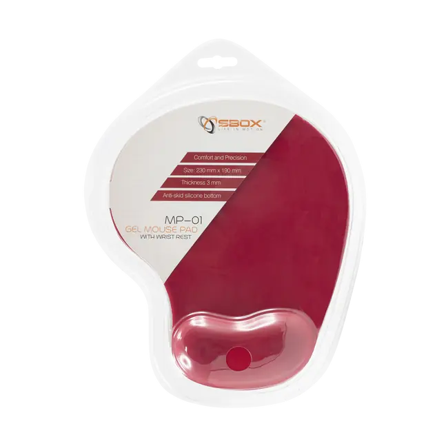 PODLOGA ZA MIŠ SBOX MP-01 ERGO Crvena