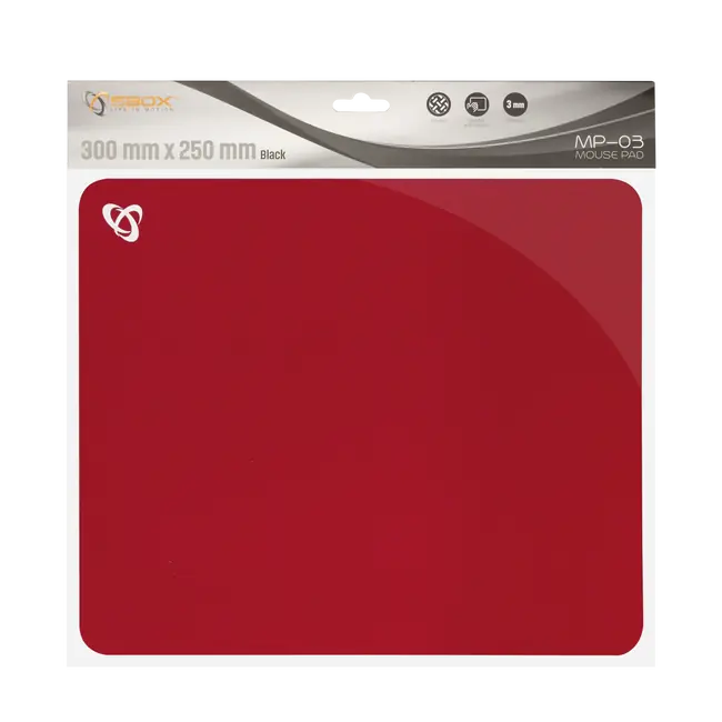 PODLOGA ZA MIŠ SBOX MP-03 30x25 Crvena