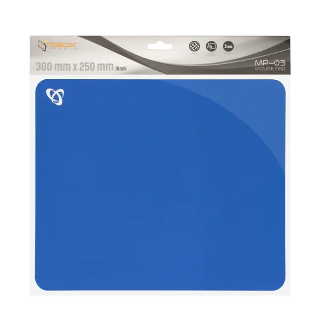 PODLOGA ZA MIŠ SBOX MP-03 30x25 Plava