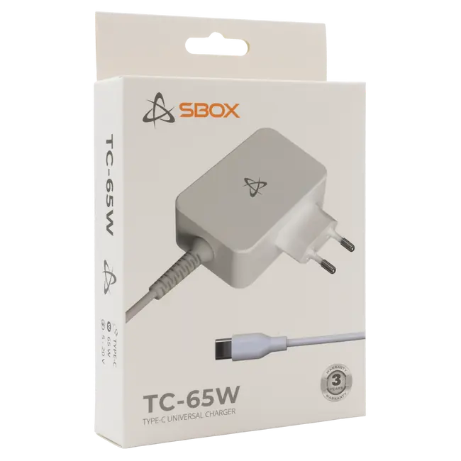 PUNJAČ TYPE-C SBOX TC-65W / 65W