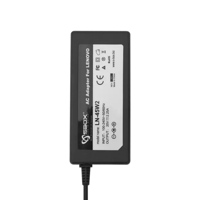 PUNJAČ ZA LENOVO LAPTOPE  SBOX LN-45 /20V-45W Round