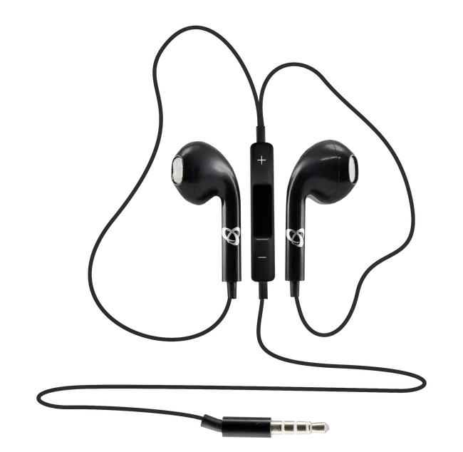 SLUŠALICE + MIKROFON SBOX IEP-204 Crne