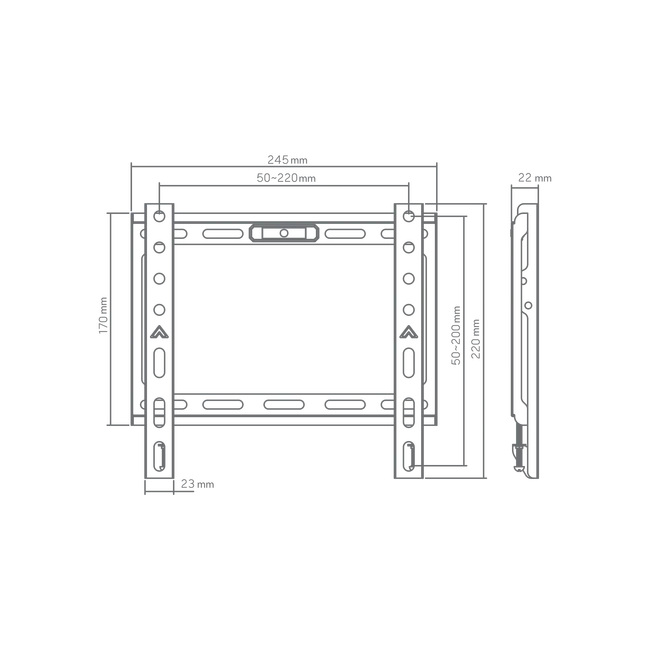 STALAK SBOX Budget BL-3722F (13-43"/45kg/200x200)