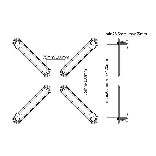 STALAK SBOX NON VESA DESKTOP MOUNT ADAPTER