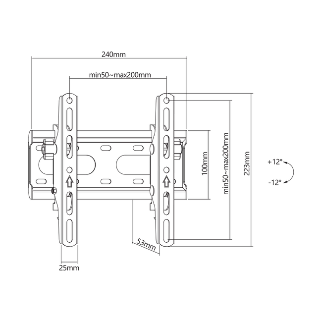STALAK SBOX PLB-2522T-2 (23-43"/45kg/200x200)