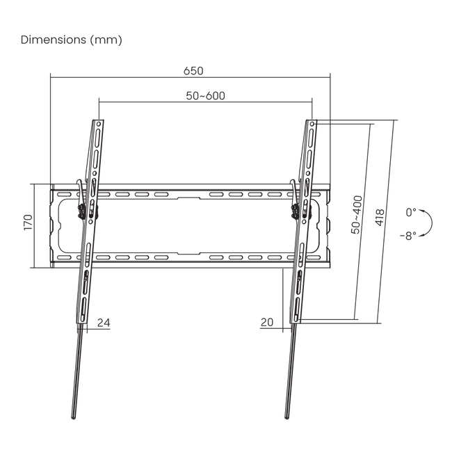 STALAK SBOX PLB-3446T-2 (37-80"/45kg/600x400)