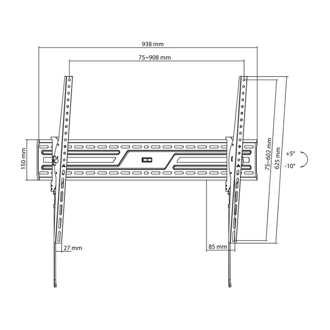 STALAK SBOX PLB-4269T-2 (43''-100"/75kg/900x600)