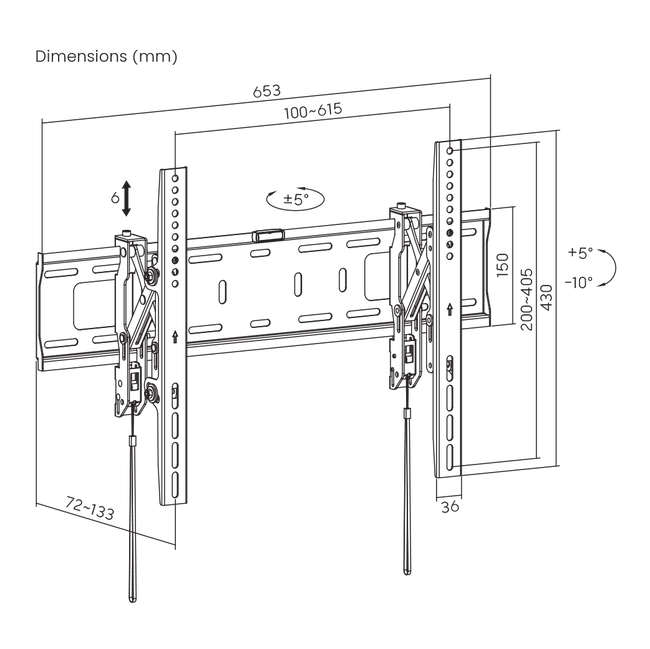 STALAK SBOX PLB-6546T-2 (37-80"/75kg/600x400)