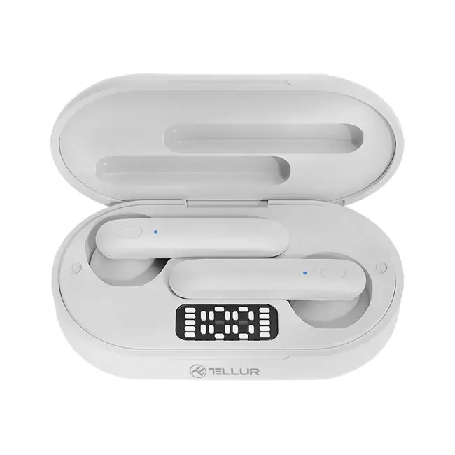TELLUR FLIP TRUE WIRELESS EARPHONES, WHITE