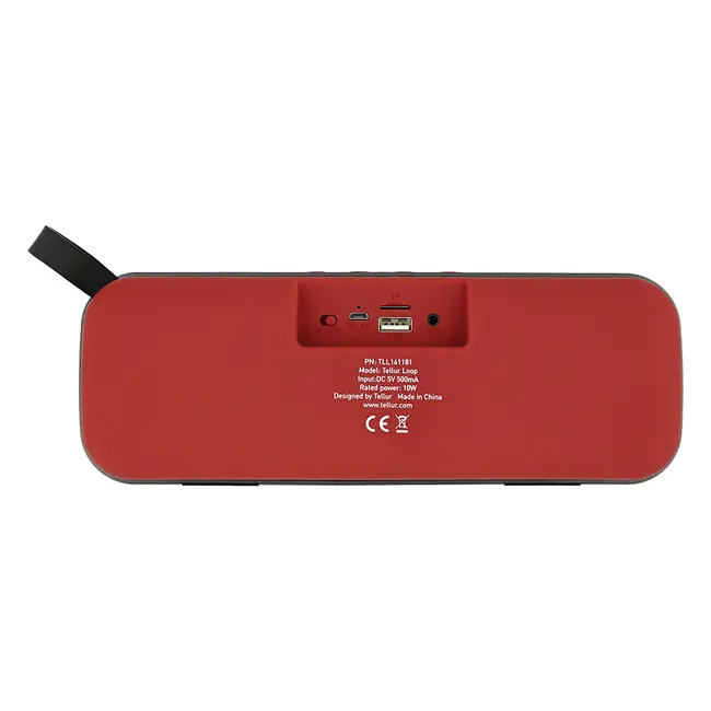 TELLUR Loop Bluetooth Speaker 10W, Red
