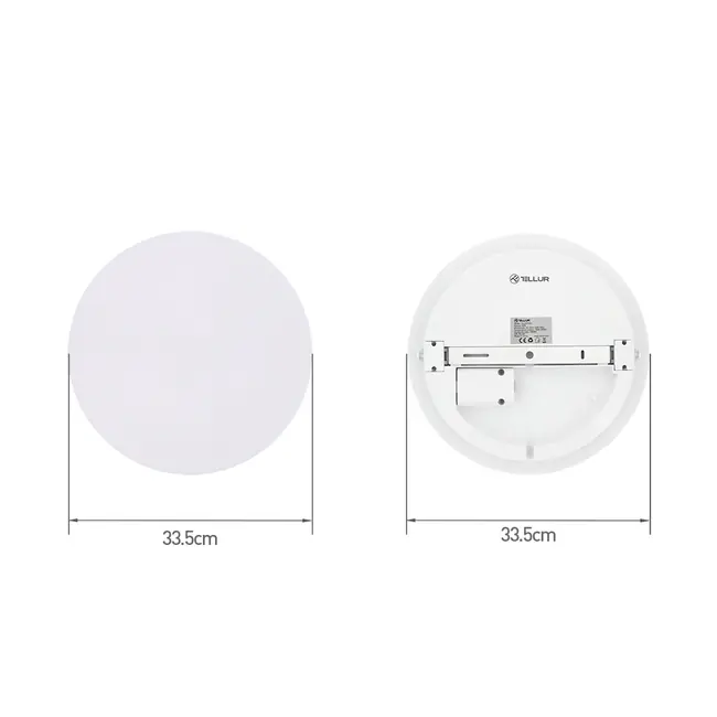 TELLUR SMART WIFI CEILING LIGHT, RGB, 24W, ROUND, WHITE