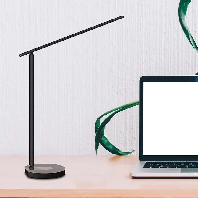 TELLUR SMART WIFI DESK LAMP, 12W, WHITE, WARM, QI 10W, USB 10W, ADJUSTABLE WHITE