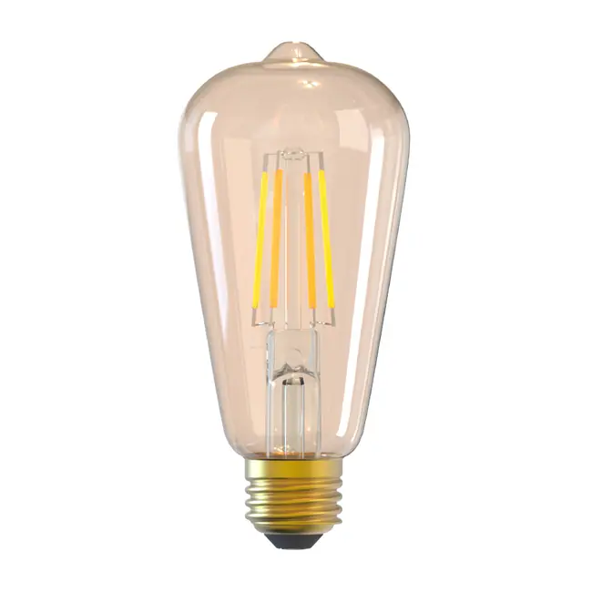 TELLUR SMART WIFI FILAMENT BULB E27, 6W, AMBER, WHITE/WARM, DIMMER