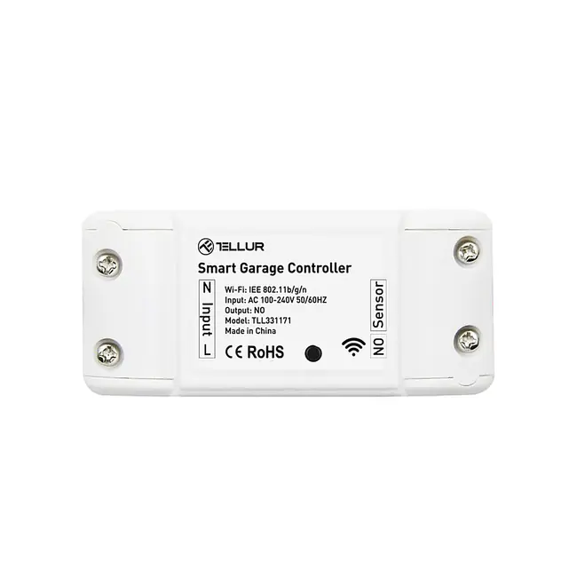 TELLUR SMART WIFI GARAGE DOOR CONTROL KIT, WHITE