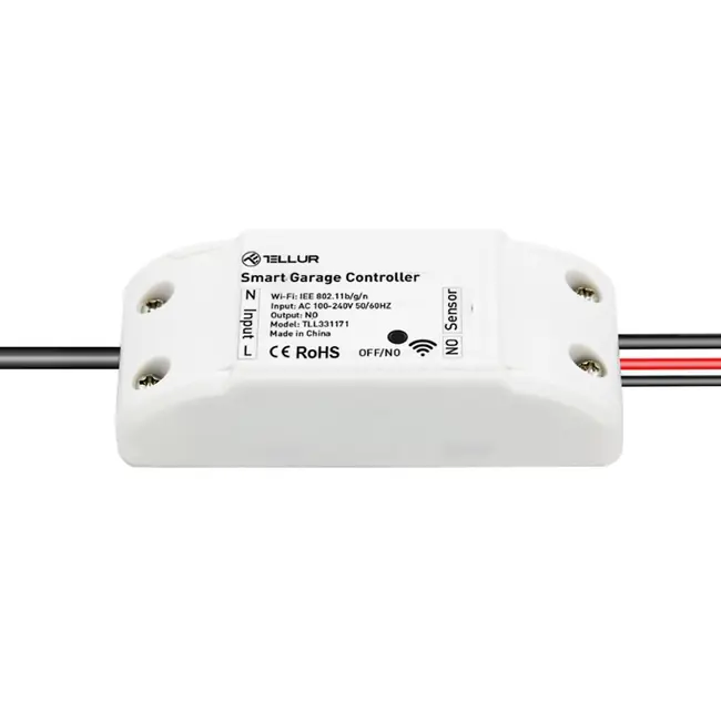 TELLUR SMART WIFI GARAGE DOOR CONTROL KIT, WHITE