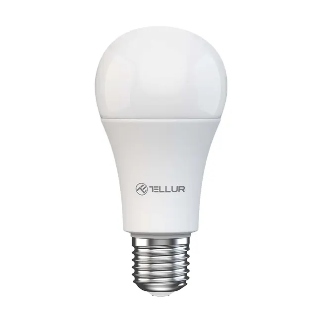 TELLUR SMART WIFI LED BULB E27, 9W, WHITE/WARM/RGB, DIMMER
