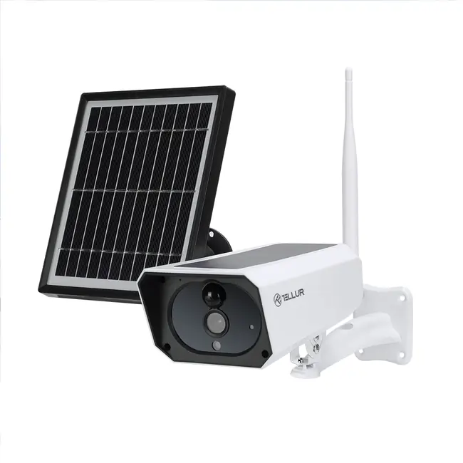 TELLUR SMART WIFI SOLAR CAMERA, 1080p, WHITE