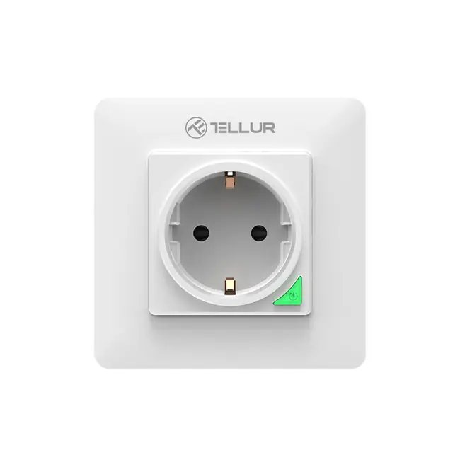 TELLUR SMART WIFI WALL PLUG, 3000W, 16A, WHITE