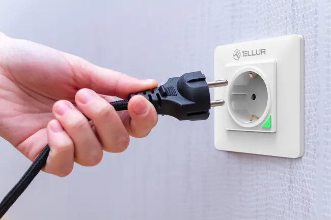 TELLUR SMART WIFI WALL PLUG, 3000W, 16A, WHITE